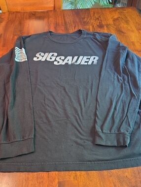 Nine Line Mens Long Sleeve Sig Sauer Tee Shirt XXL GUC